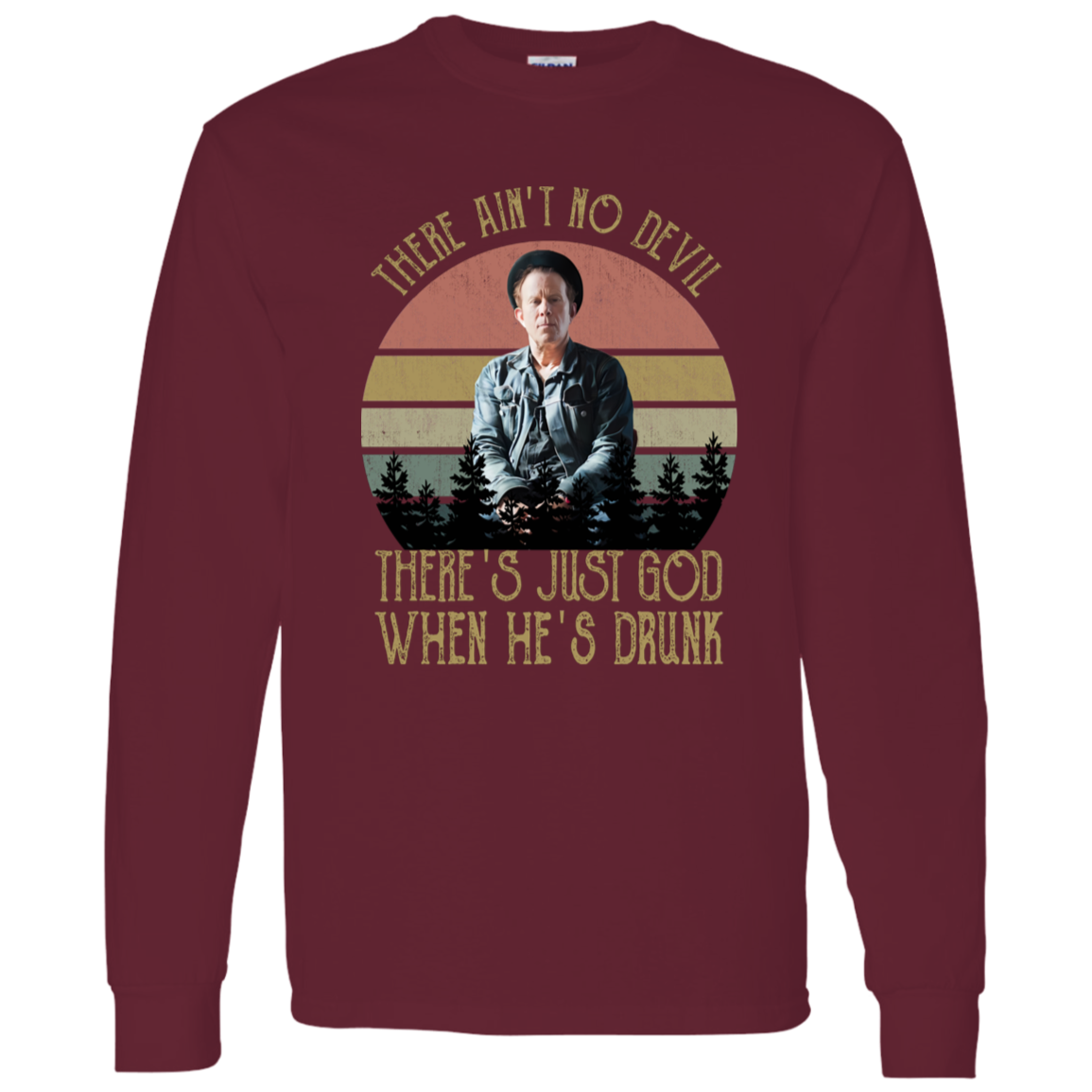 G540 LS T-Shirt 5.3 oz.  Vintage Retro Tom Waits Music Icons Classic T-Shirt