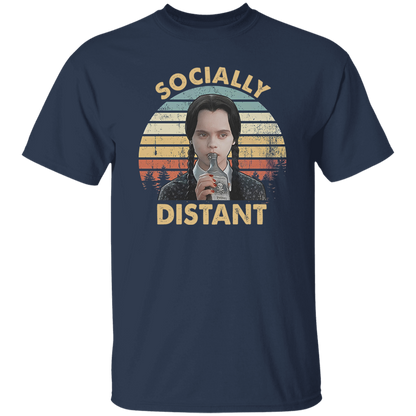 Socially Distant Funny Vintage T-Shirt