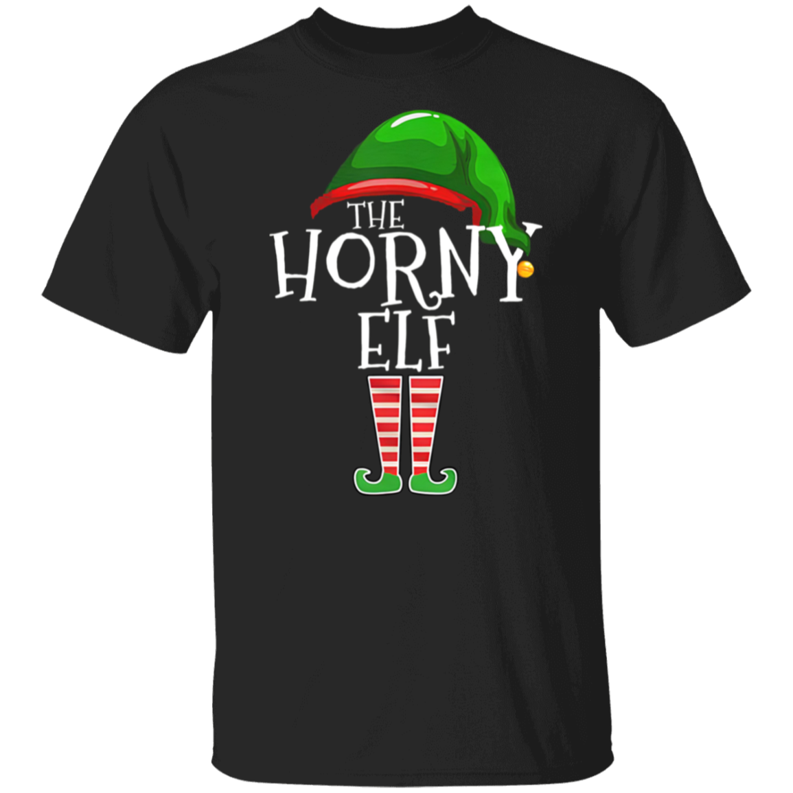 The Horny Elf Family Matching Group Christmas Adult Unisex  T-Shirt - maria