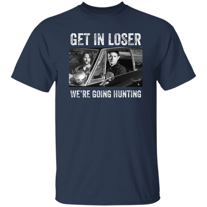 Get In Loser We’re Going Hunting Supernatural Vintage T-Shirt