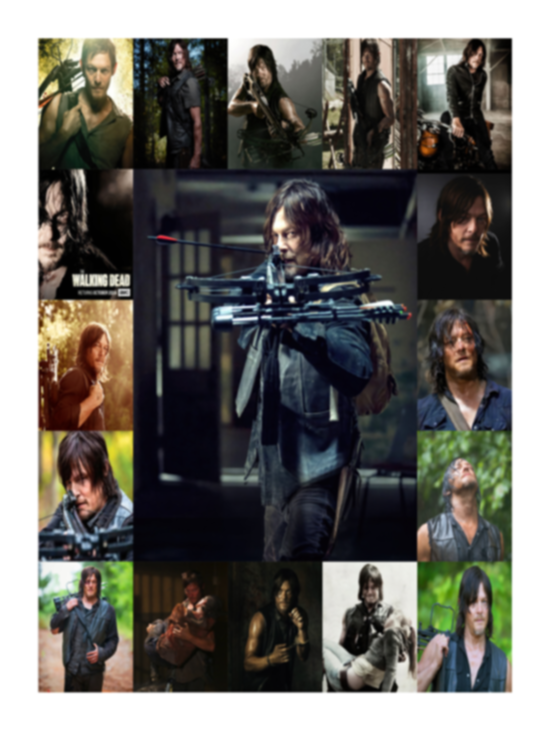 Daryl Dixon Movie Show Fleece Blanket, Premium Sherpa Blanket, Daryl Dixon BlanketVPS Cozy Plush Fleece Blanket - 30x40
