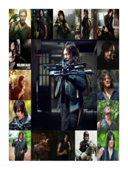 Daryl Dixon Movie Show Fleece Blanket, Premium Sherpa Blanket, Daryl Dixon BlanketVPS Cozy Plush Fleece Blanket - 30x40