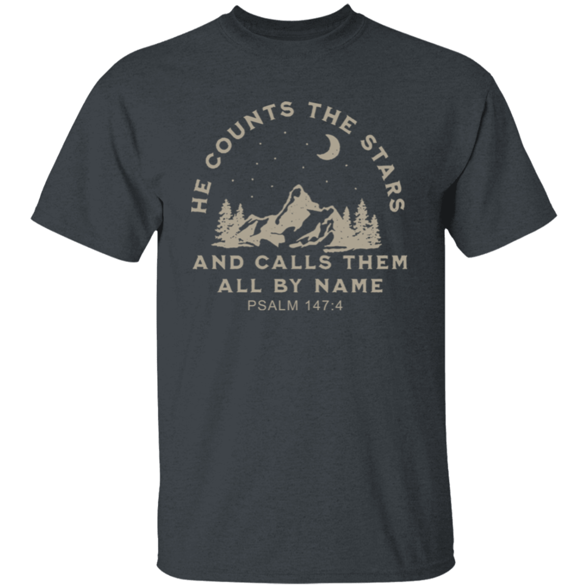 He Counts The Stars And Calls Them All By Name Unisex T-Shirt - jasmine