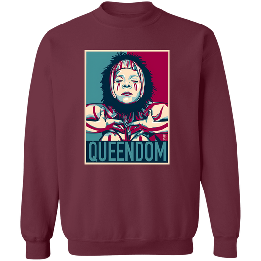 Aurora Queendom G180 Gildan Crewneck Pullover Sweatshirt - pelyn