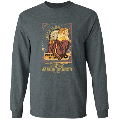 Vintage Retro Uncle Iroh Make Tea Not War Vintage - LONG SLEEVE