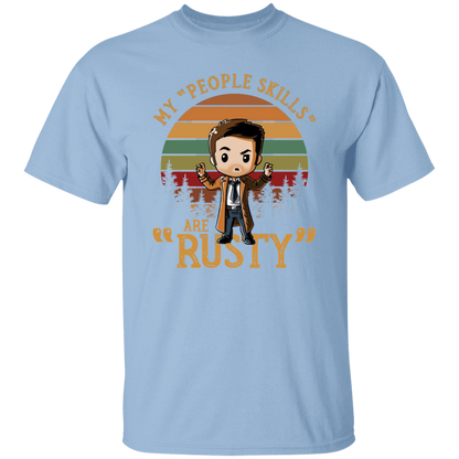 Chibi Castiel Supernatural My People Skills Are Rusty T-Shirt