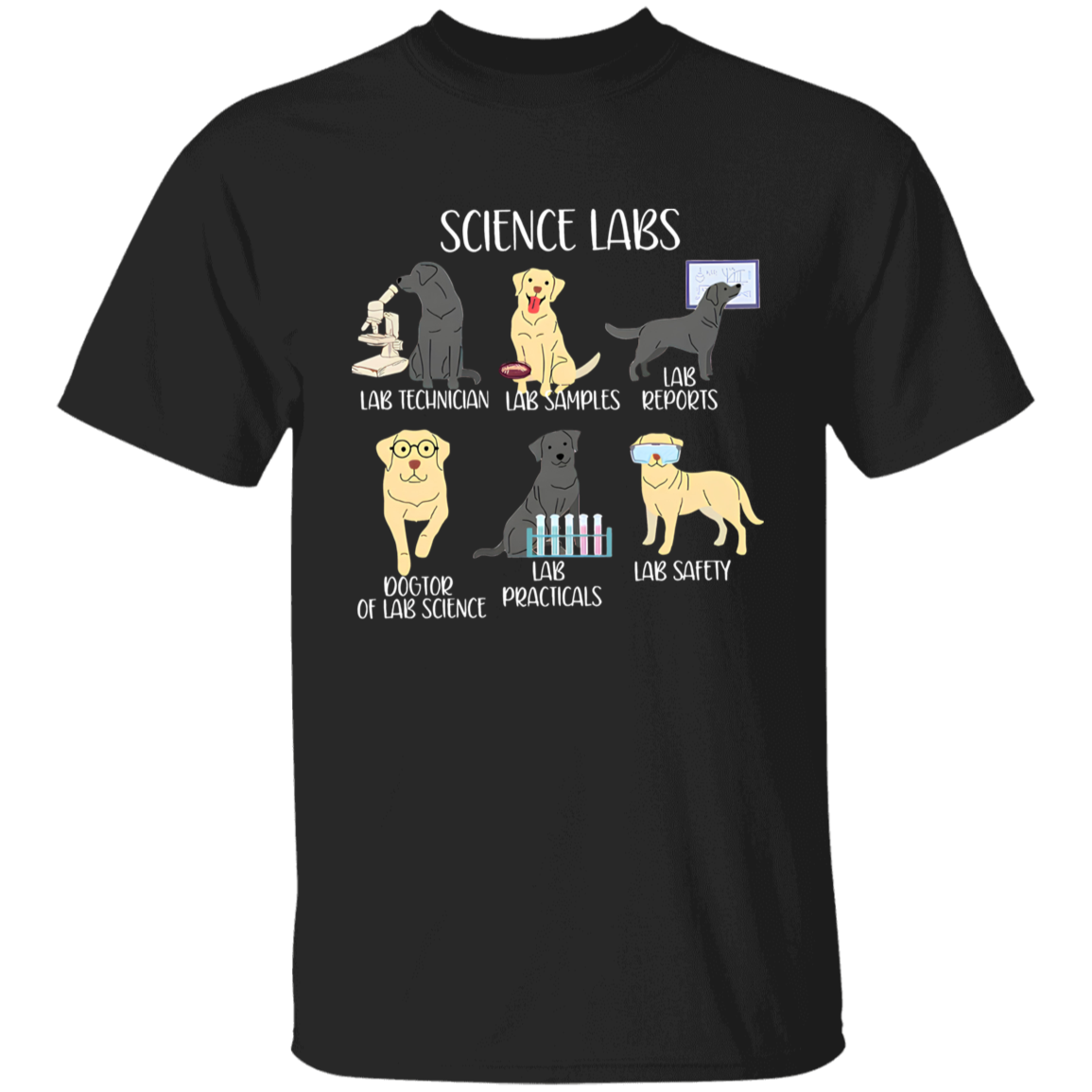 Labrador Retriever Funny Science Teacher Vintage T-Shirt - YOUTH