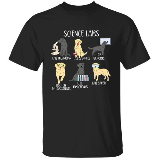 Labrador Retriever Funny Science Teacher Vintage T-Shirt - YOUTH