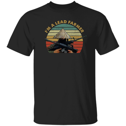 Im A Lead Farmer Vintage Retro Sunset Style Vintage T-Shirt
