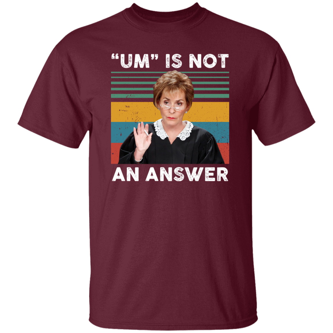 Um Is Not An Answer Vintage Sunset T-Shirt