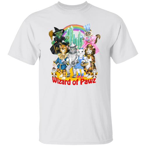 G500 5.3 oz. T-Shirt Wizard Of Paws Vintage T-Shirt