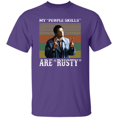 Castiel Supernatural My People Skills Are Rusty T-Shirt