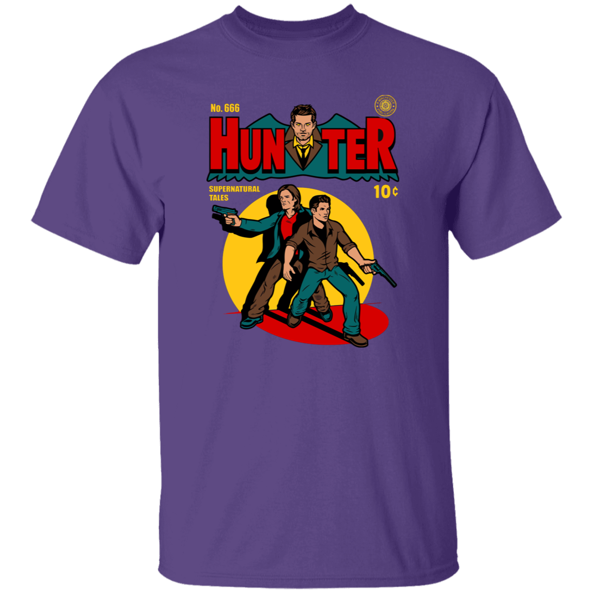 No 666 Hunter Comic Supernatural Tales T-Shirt - lucy - 89559640