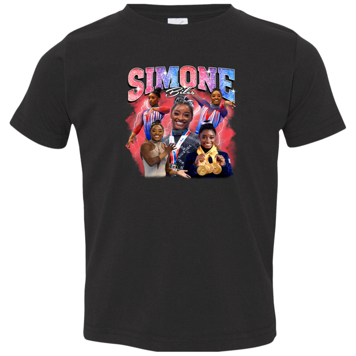 Simone Biles Bootleg Toddler Jersey T-Shirt - ID31072424