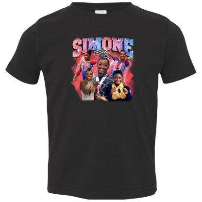 Simone Biles Bootleg Toddler Jersey T-Shirt - ID31072424