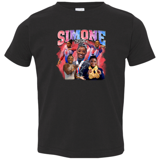 Simone Biles Bootleg Toddler Jersey T-Shirt - ID31072424