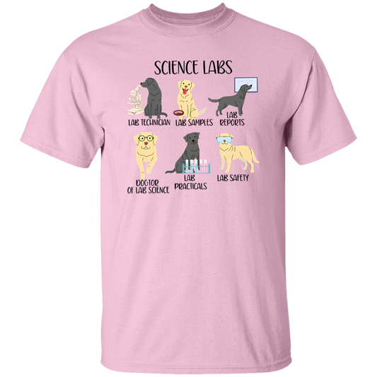 Labrador Retriever Funny Science Teacher Vintage T-Shirt