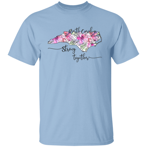 North Carolina Strong Together Flower Unisex  T-Shirt - green - ID14102441