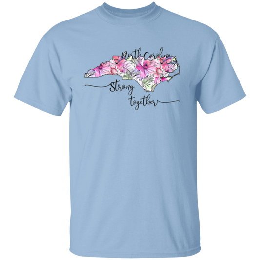 North Carolina Strong Together Flower Unisex  T-Shirt - green - ID14102441