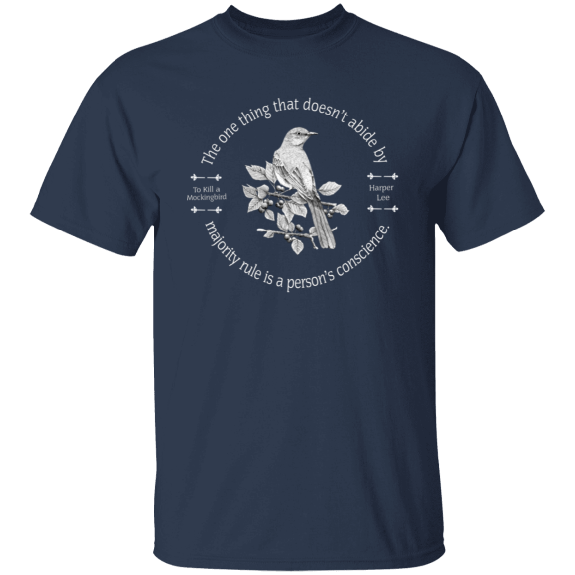 To Kill A Mockingbird Heather Forest Vintage Unisex  T-Shirt - letter