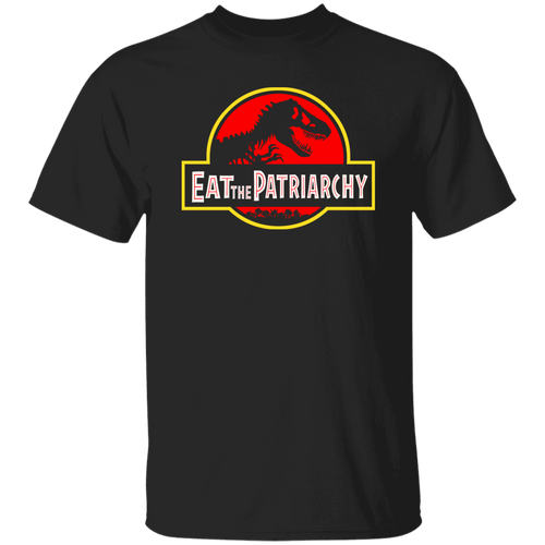 Eat The Patriarchy Feminist Dinosaur Movie Vintage T-Shirt