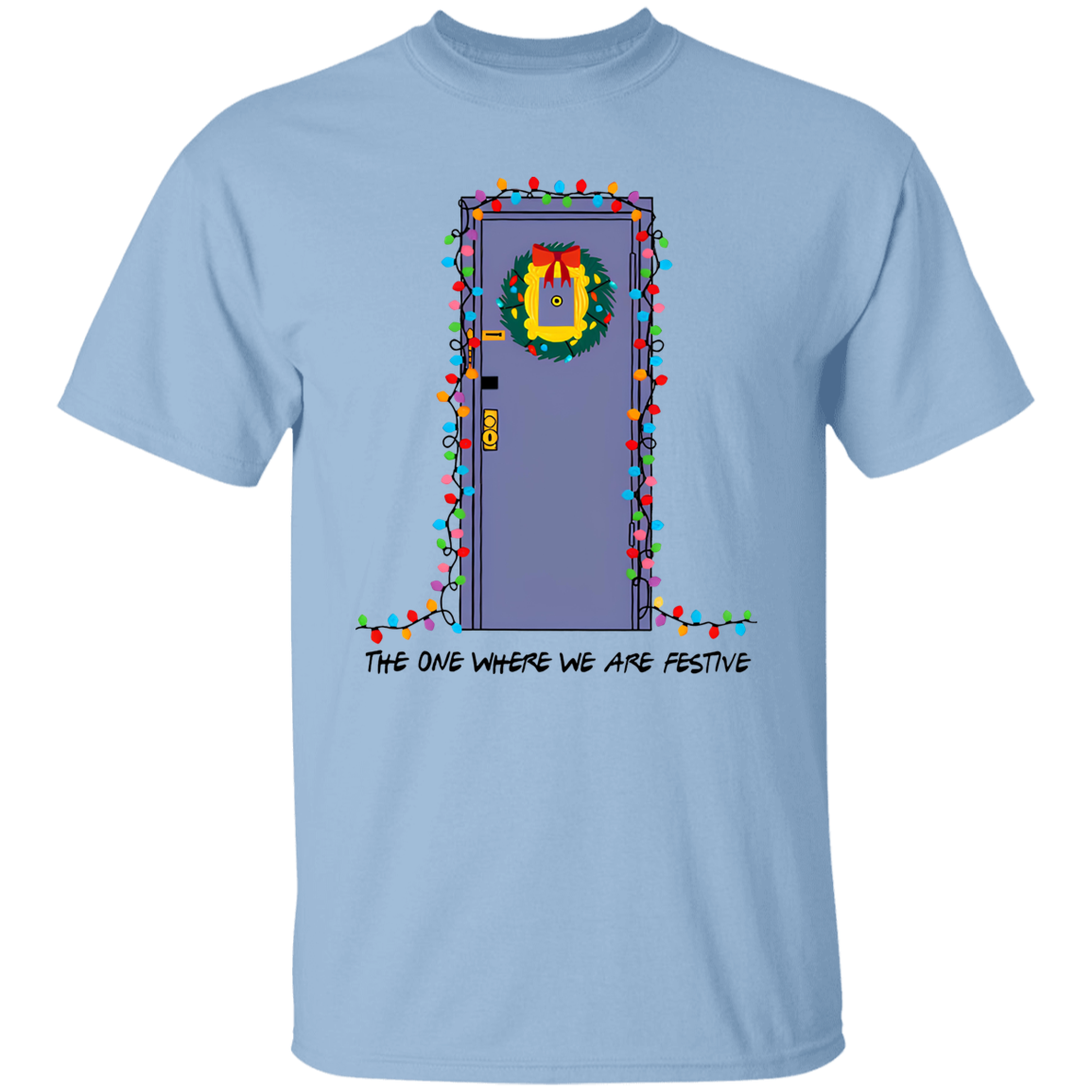 The One Where We Are Festive Teacher Vintage Unisex  T-Shirt - letter