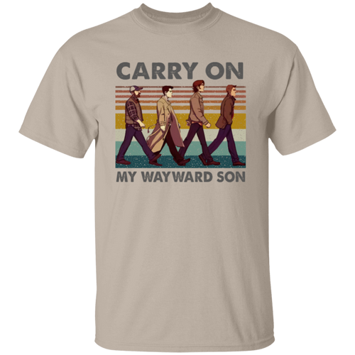 Supernatural Carry On My Wayward Son Abbey Road Vintage Unisex  T-Shirt - lucy - 98033316