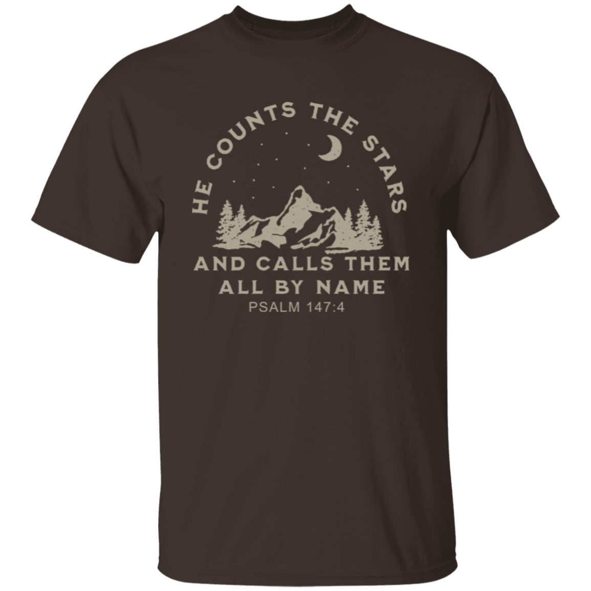 He Counts The Stars And Calls Them All By Name Unisex T-Shirt - jasmine