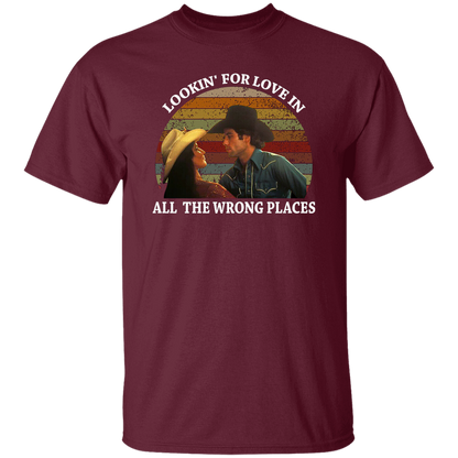 Lookin' for Love In All The Wrong Places Vintage T-Shirt