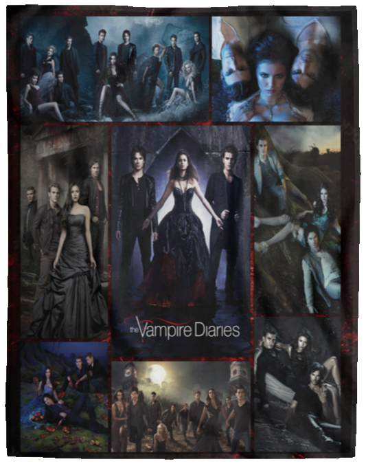 The Vampire Diaries Movie Fleece Blanket, Premium Sherpa Blanket, Vampire Blanket, The Vampire Diaries TV Series Quilt, Movie BlanketVPL Cozy Plush Fleece Blanket - 60x80