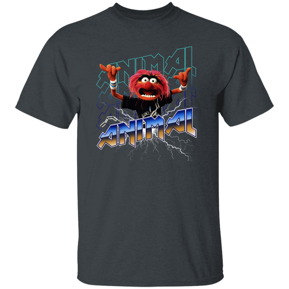 The Muppets Animal Rock Unisex Vintage T-Shirt