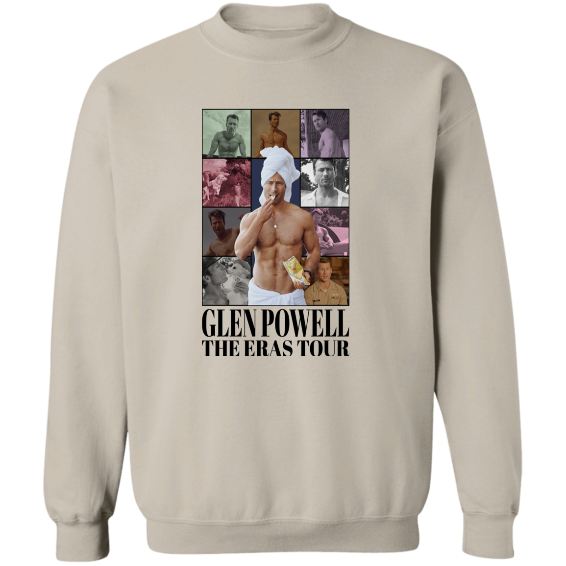 Glen Powell Eras Crewneck Pullover Sweatshirt - ID24092424