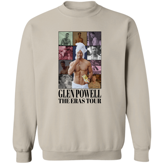 Glen Powell Eras Crewneck Pullover Sweatshirt - ID24092424