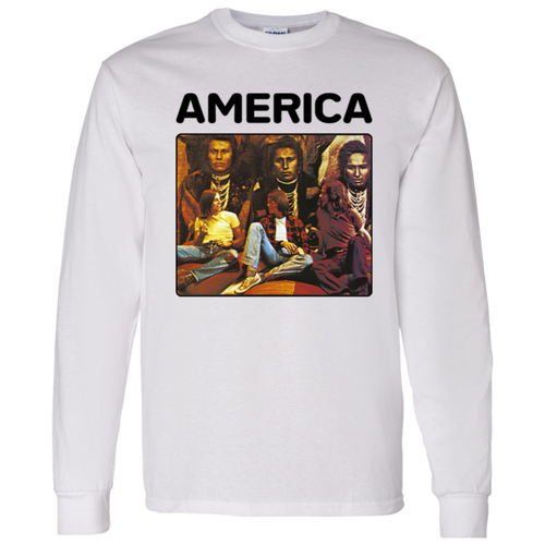 America Band G540 LS T-Shirt 5.3 oz. - pelyn