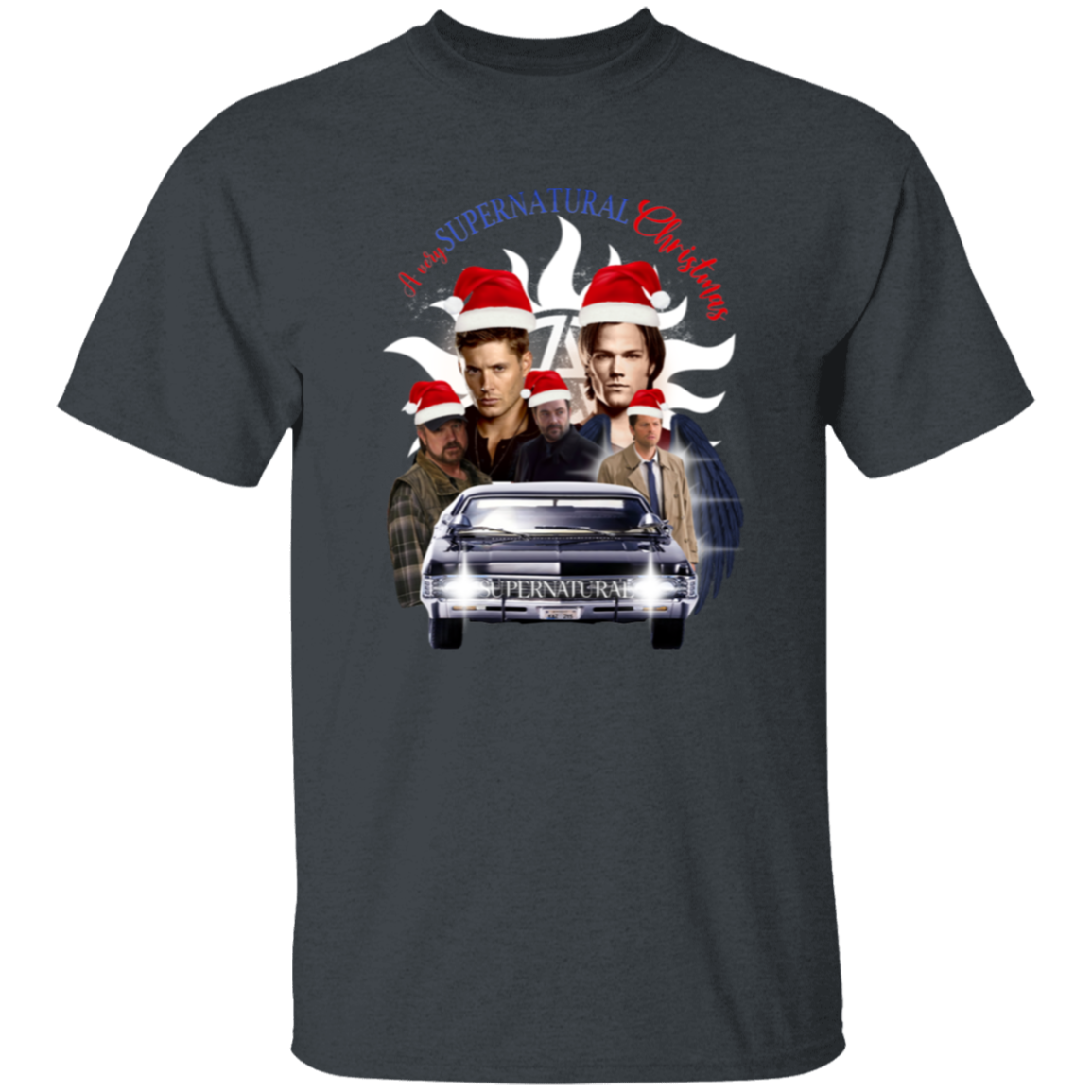 A Very Supernatural Christmas Unisex T-Shirt - lucy - 89559640