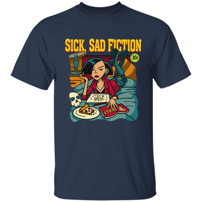 G500B Youth 5.3 oz 100% Cotton T-Shirt Sick Sad Fiction - Jane Lane Classic T-Shirt