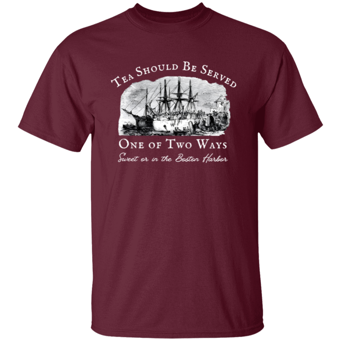 Tea Should Be Served One Of Two Ways Teacher Vintage Unisex  T-Shirt - letter