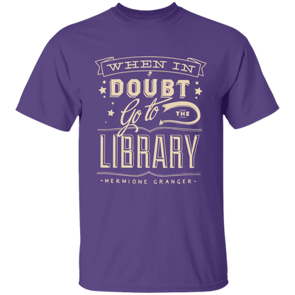 When In Doubt Go To The Library Hermione Granger Teacher T-Shirt - YOUTH