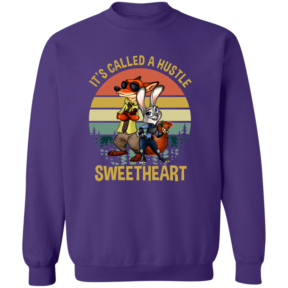 It's Called A Hustle Sweetheart Vintage T-Shirt - G180 Gildan Crewneck Pullover Sweatshirt