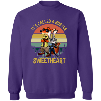 It's Called A Hustle Sweetheart Vintage T-Shirt - G180 Gildan Crewneck Pullover Sweatshirt