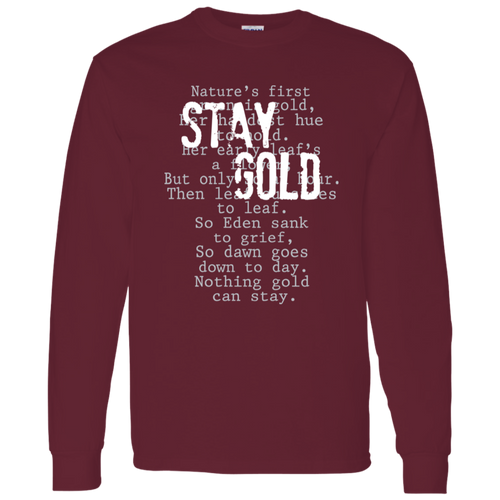 Greasers Stay Gold Teacher Vintage T-Shirt - LONG SLEEVE