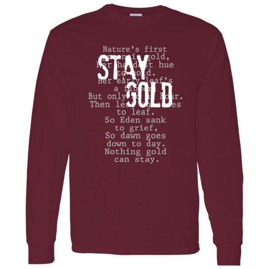 Greasers Stay Gold Teacher Vintage T-Shirt - LONG SLEEVE