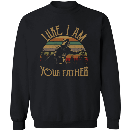 Retro Luke I Am Your Father G180 Gildan Crewneck Pullover Sweatshirt - pelyn