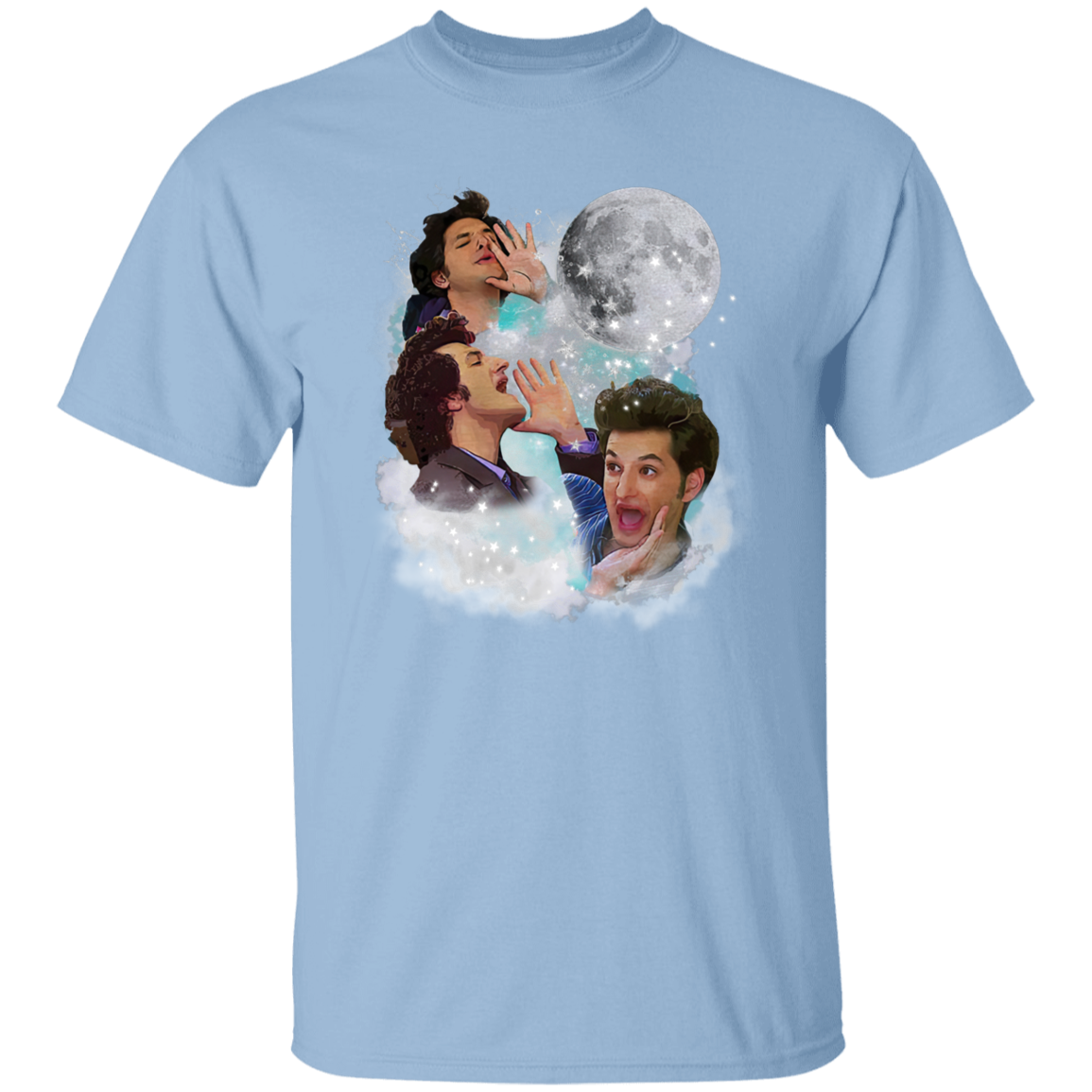Jean Ralphio Saperstein Moon The Worst Vintage T-Shirt, Jean Ralphio Shirt, A Parks and Recreation Shirt, Gift Tee For You And Your Friends G500 5.3 oz. T-Shirt
