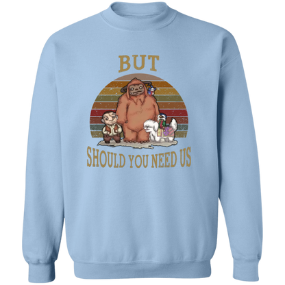 G180 Gildan Crewneck Pullover Sweatshirt But Should You Need Us Ludo Labyrinth And Friends T-Shirt