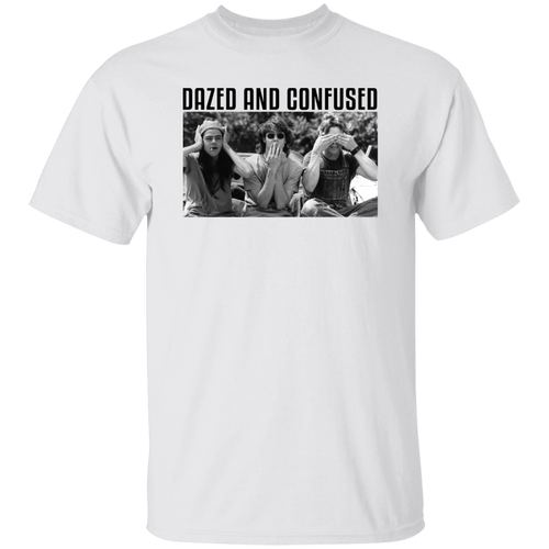 G500 5.3 oz. T-Shirt Black And White Dazed And Confused Unisex Vintage T-Shirt