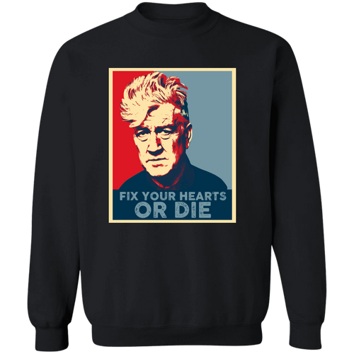 Retro Fix Your Hearts Or Die Unisex Vintage  Sweatshirt