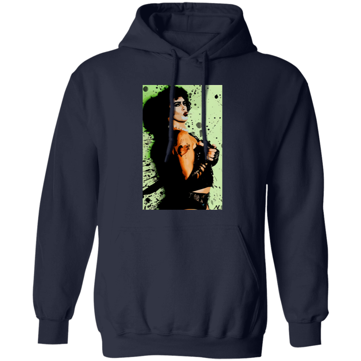 Dr Frankenfurter From Rocky Horror Picture Show Vintage Gildan Pullover Hoodie