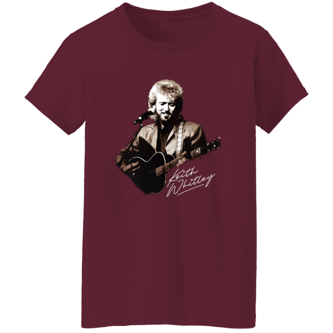 Country Music Keith Whitley Sandy Vintage T-Shirt - WOMEN