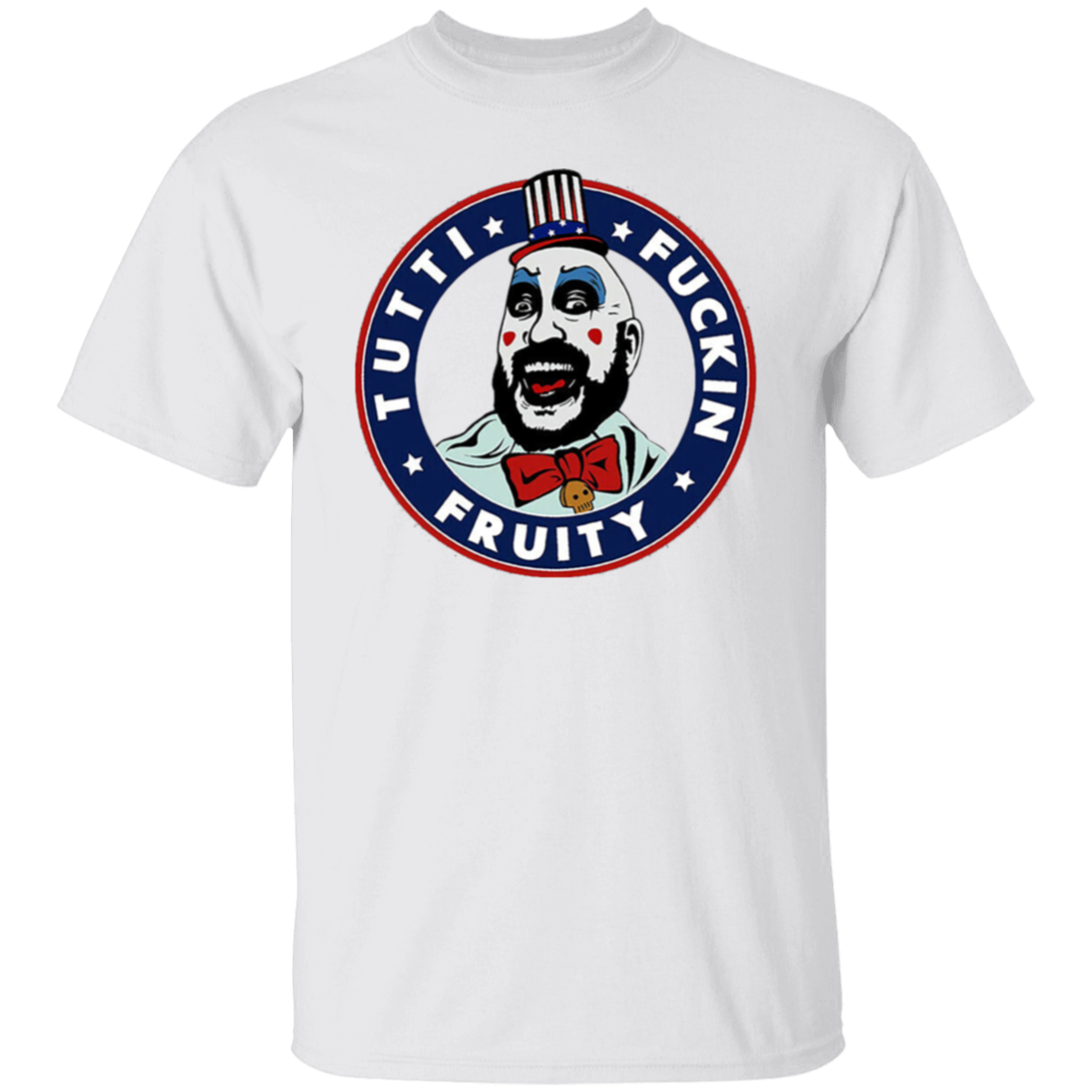 Captain Spaulding Tutti Fuckin Fruity Horror Halloween Vintage T-Shirt - leleart